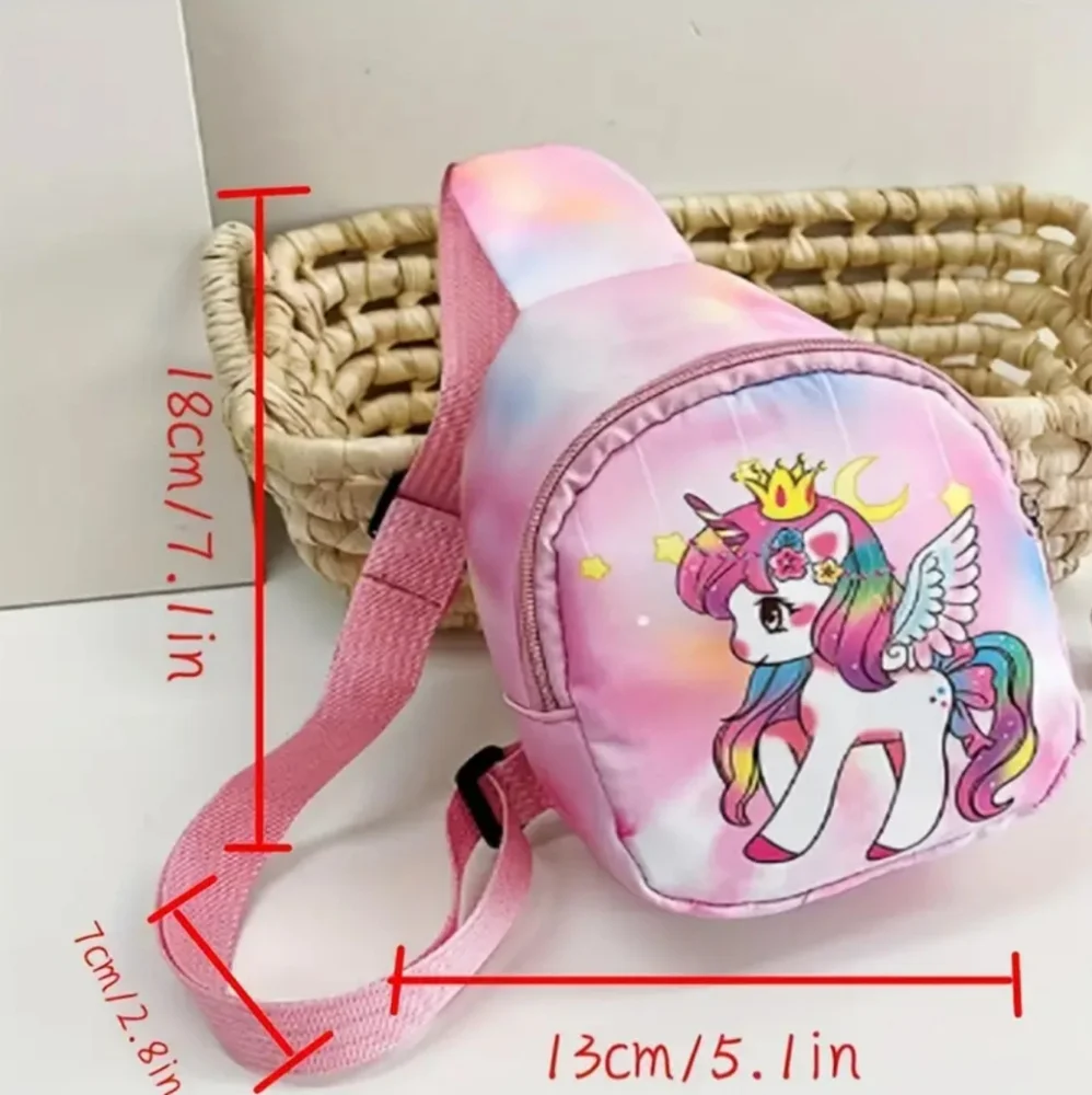 Kids Small Pink Unicorn Bag Purse